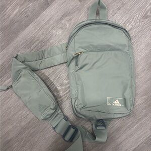 Adidas Sage Green Belt Bag
